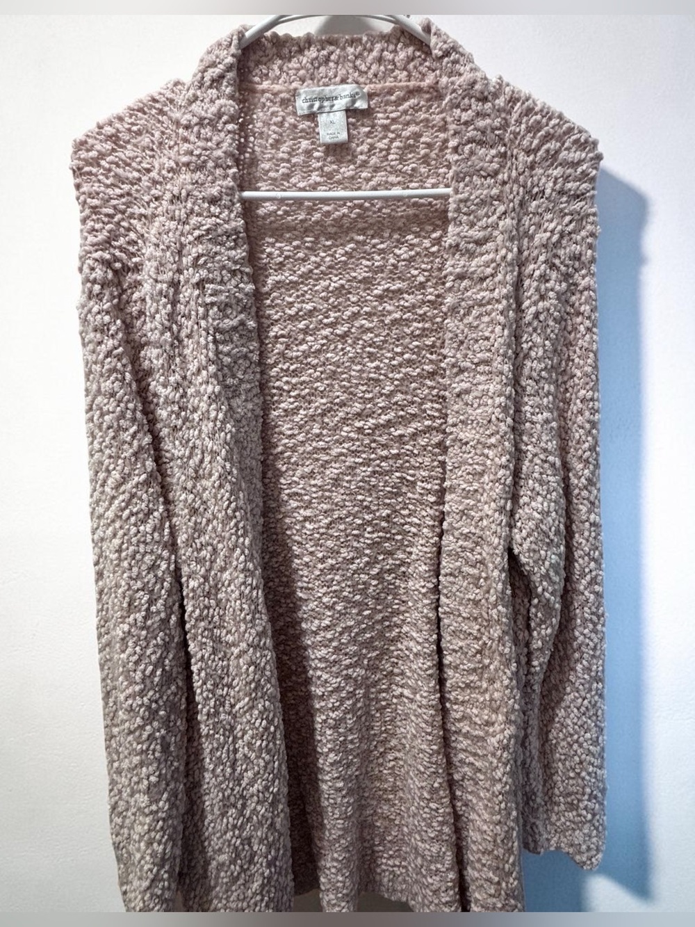 🎉 (Women’s XL) Christopher & Banks Plush Bouclé Open-Front Cardigan